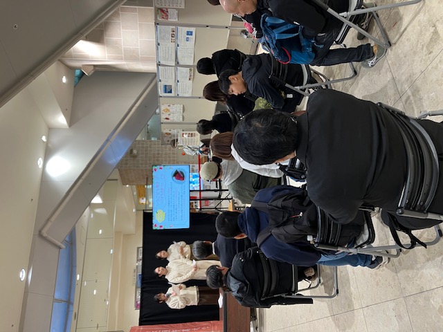 小田原短期大学学生による発表