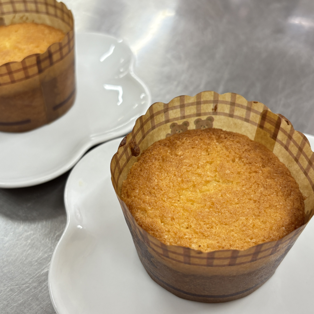 いちごのカップケーキ