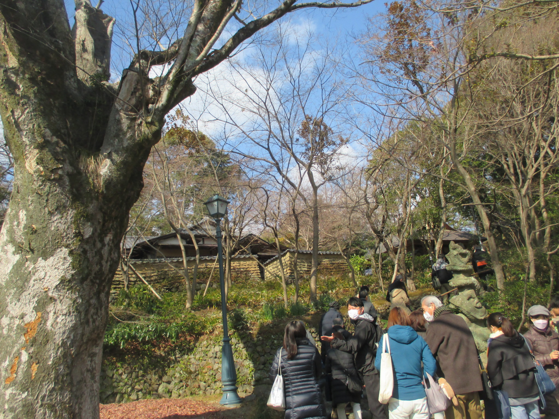 松永記念館見学の様子