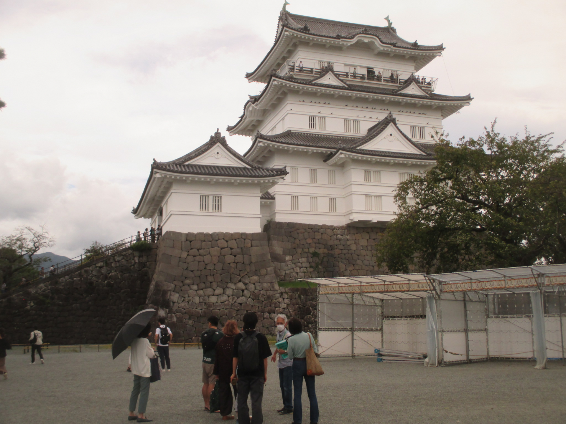 小田原城址で歴史を学ぶ