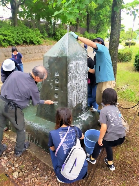 洗浄の様子