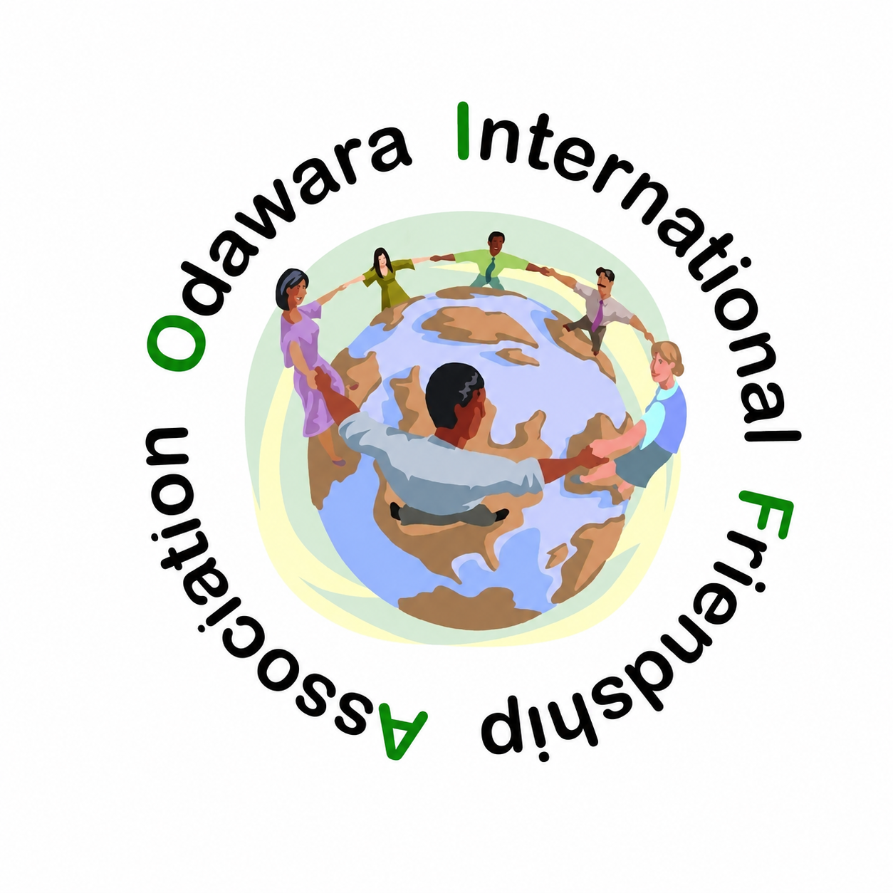 小田原海外市民交流会（OIFA）ロゴマーク
