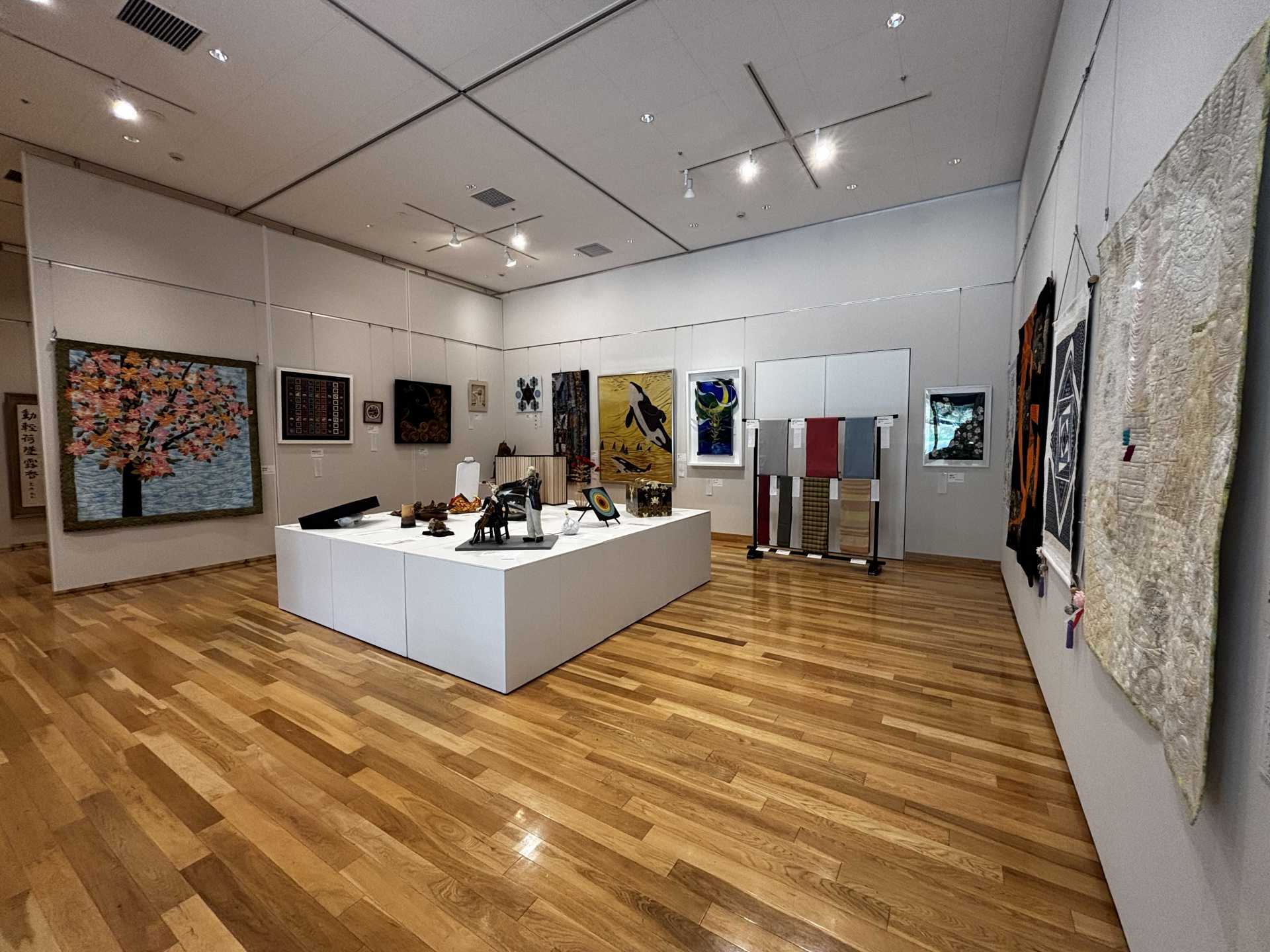 工芸部門の展示風景