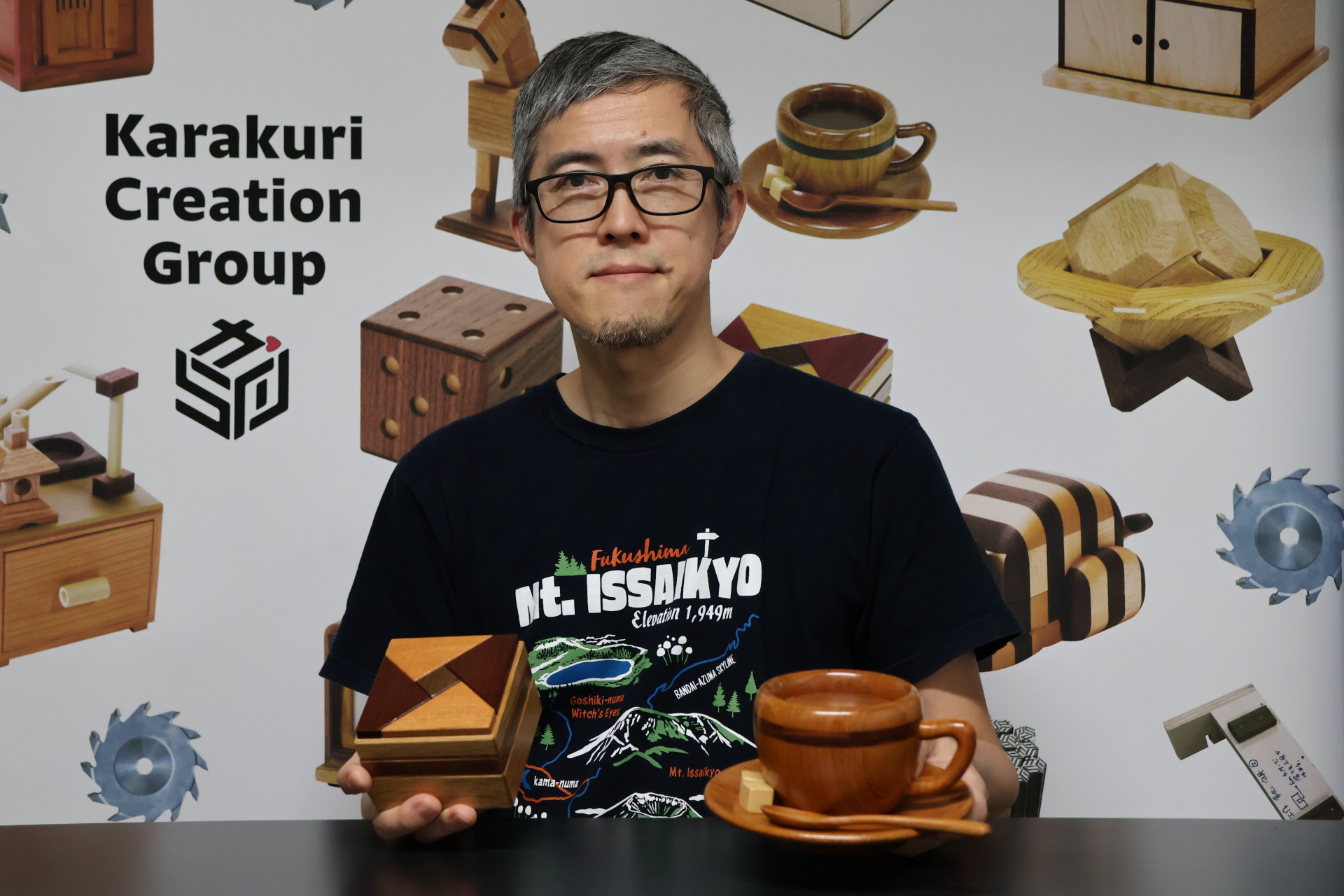 岩原さん　からくり企画　からくり創作研究会　会長　