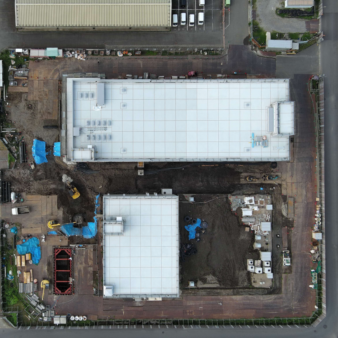 写真は令和8年9月14日にA工区上空から撮影した写真です。