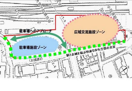 小田原駅東口お城通り地区再開発事業イメージ